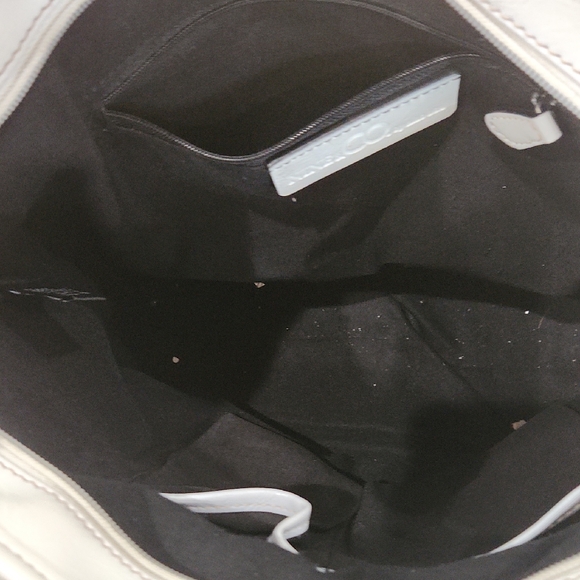 Nine West White Structured Tote with Silver Hardware - Picture 9 of 17